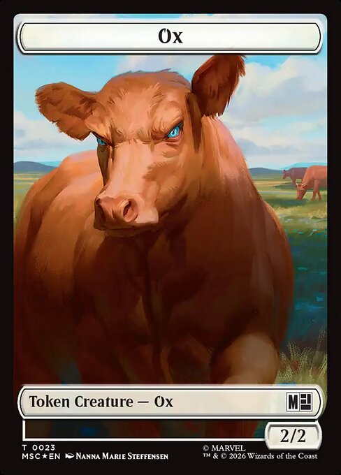 Ox Magic: The Gathering card