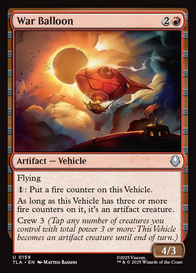 War Balloon Magic: The Gathering card