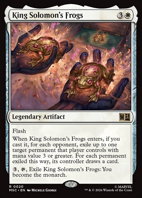 King Solomon's Frogs Magic: The Gathering card