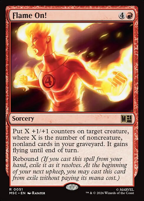 Flame On! Magic: The Gathering card