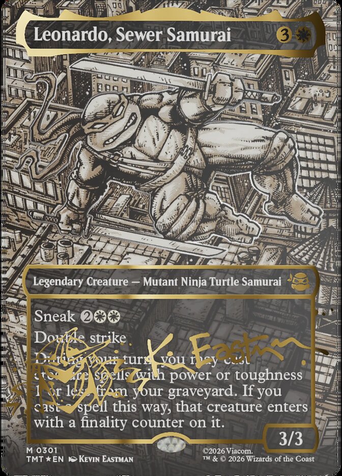 Leonardo, Sewer Samurai card image