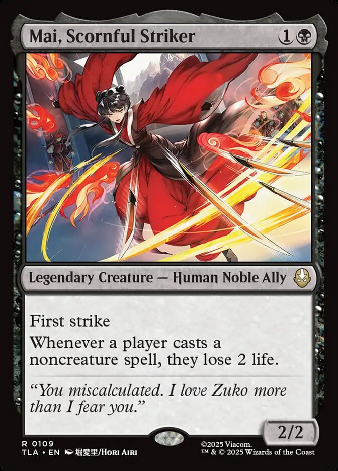 Mai, Scornful Striker Magic: The Gathering card