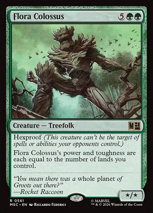 Flora Colossus Magic: The Gathering card