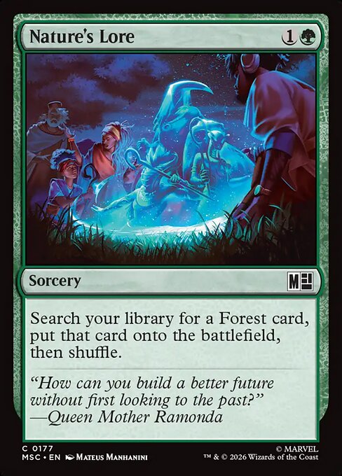Nature's Lore Magic: The Gathering card