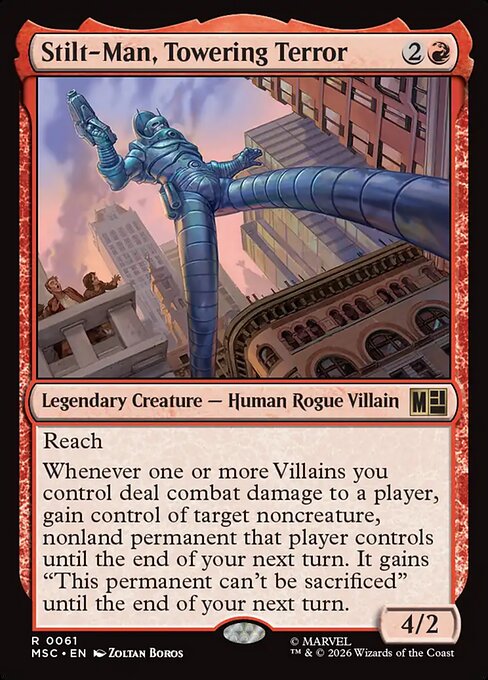 Stilt-Man, Towering Terror Magic: The Gathering card