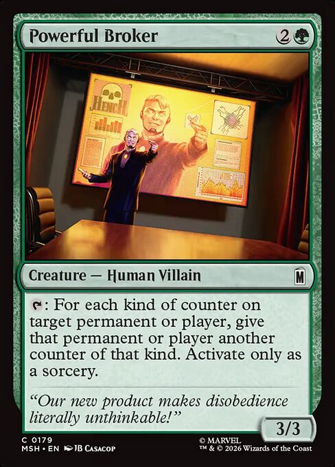 Powerful Broker Magic: The Gathering card
