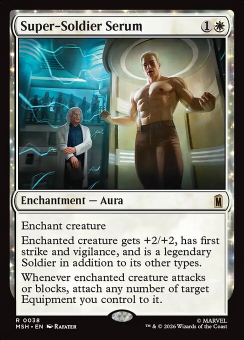 Super-Soldier Serum Magic: The Gathering card