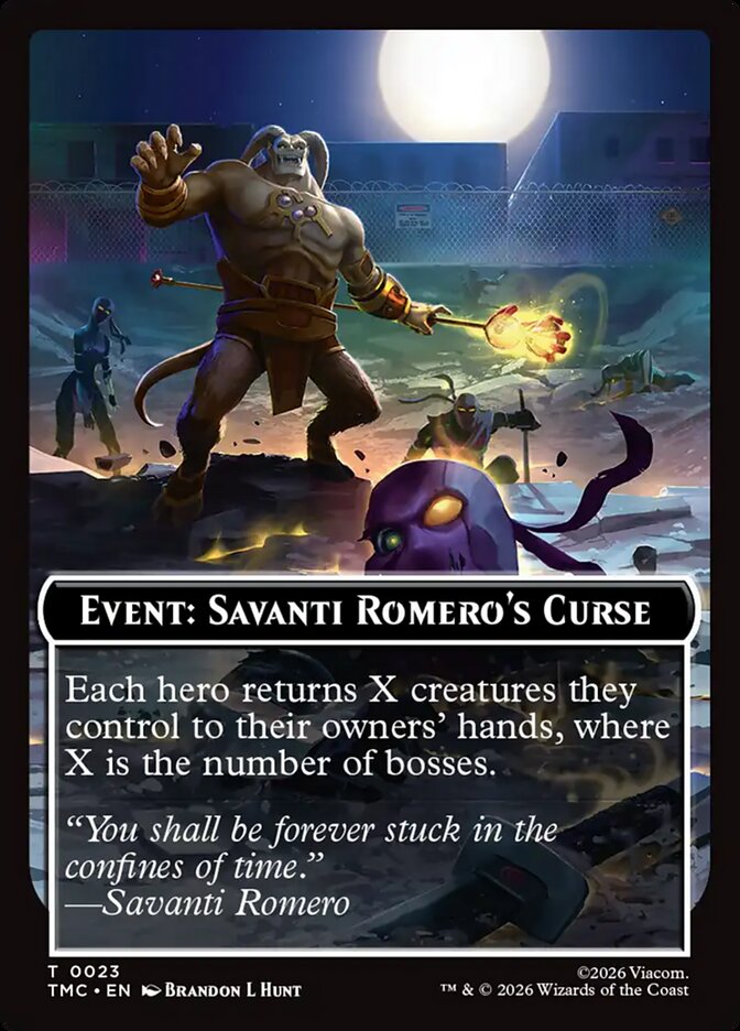 Event: Savanti Romero's Curse card image