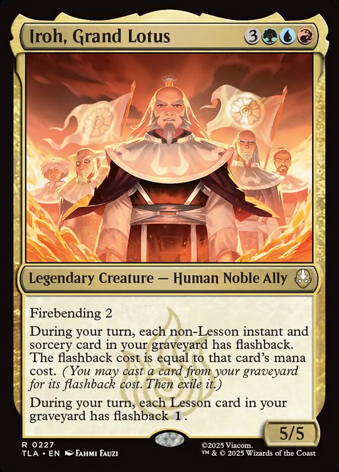 Iroh, Grand Lotus Magic: The Gathering card