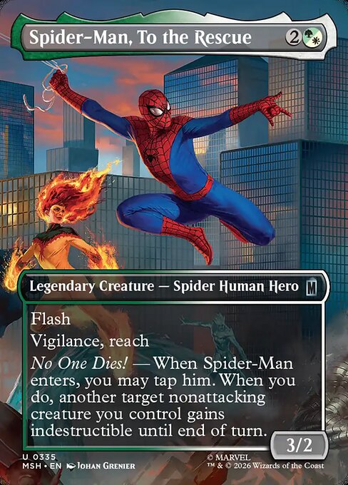 Spider-Man, To the Rescue Magic: The Gathering card