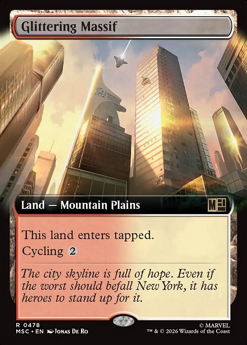 Glittering Massif Magic: The Gathering card