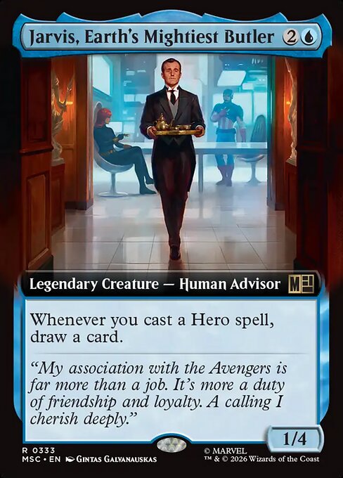 Jarvis, Earth's Mightiest Butler Magic: The Gathering card