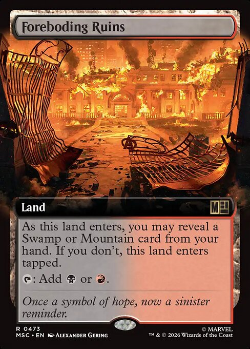Foreboding Ruins Magic: The Gathering card