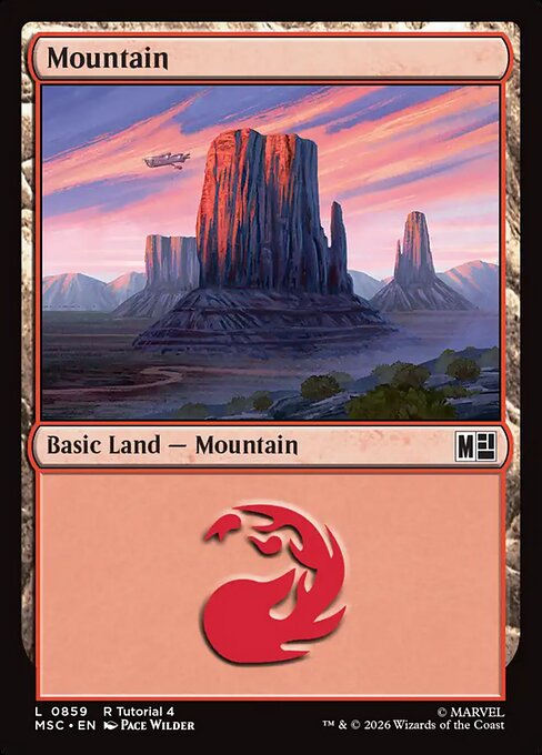 Mountain Magic: The Gathering card