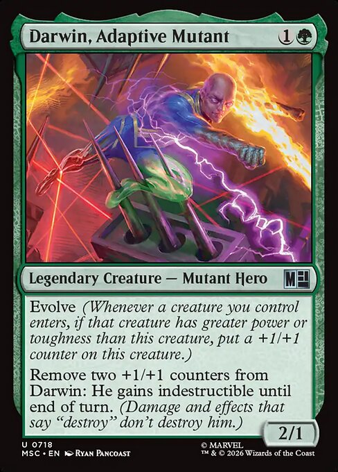 Darwin, Adaptive Mutant Magic: The Gathering card