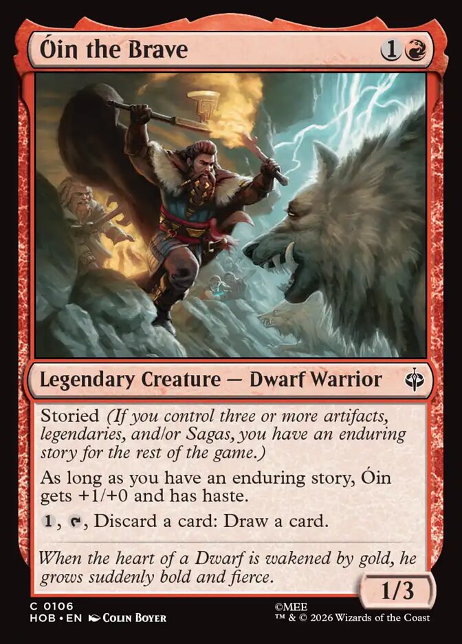 Óin the Brave card image