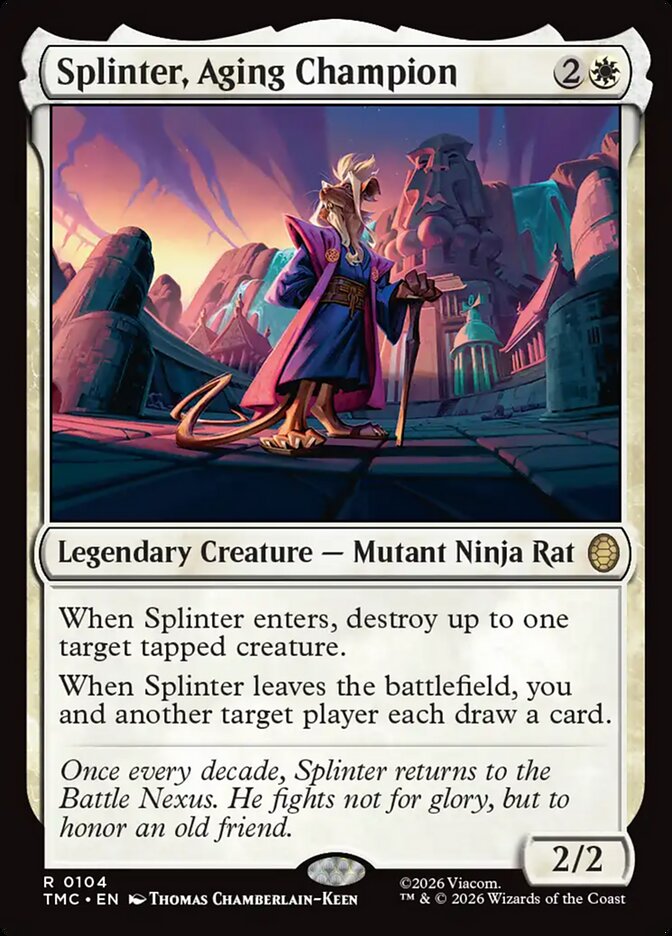 Splinter, Aging Champion card image