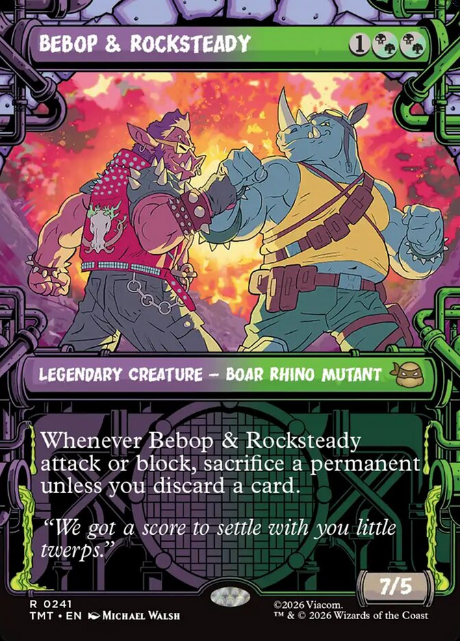 Bebop & Rocksteady card image