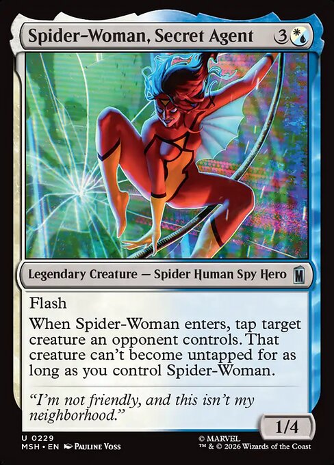Spider-Woman, Secret Agent Magic: The Gathering card