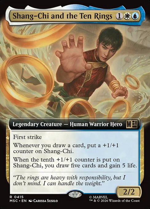 Shang-Chi and the Ten Rings Magic: The Gathering card