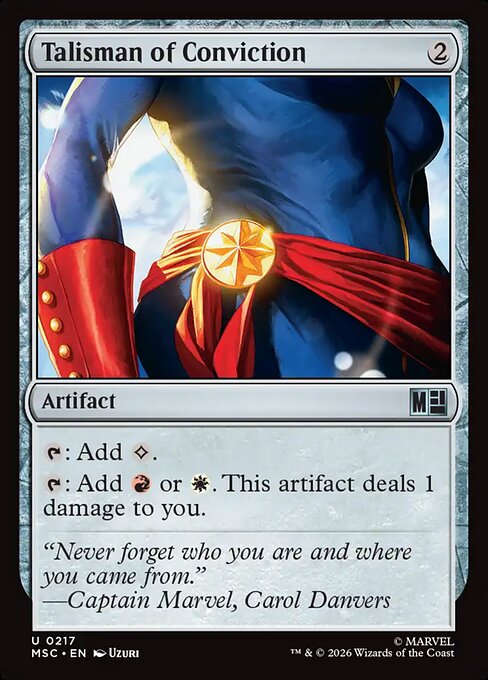 Talisman of Conviction Magic: The Gathering card
