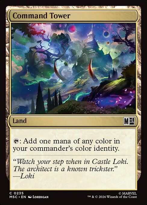 Command Tower Magic: The Gathering card