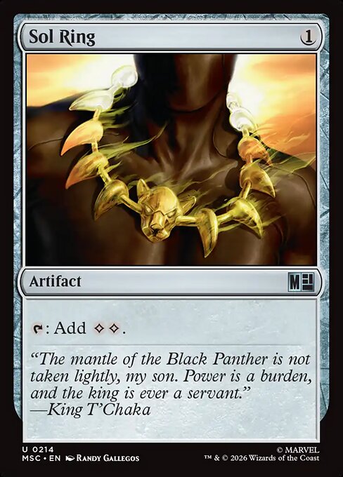 Sol Ring Magic: The Gathering card