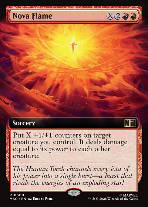 Nova Flame Magic: The Gathering card