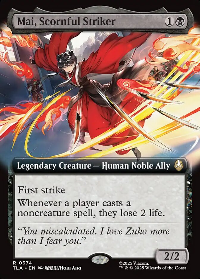 Mai, Scornful Striker Magic: The Gathering card