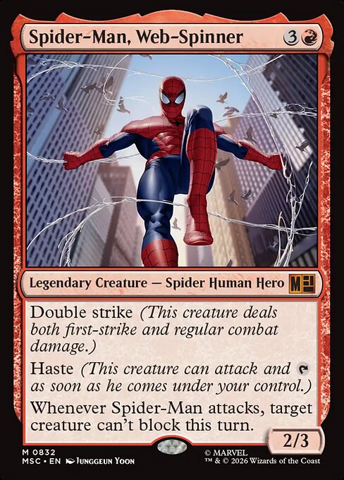 Spider-Man, Web-Spinner Magic: The Gathering card