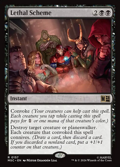 Lethal Scheme Magic: The Gathering card