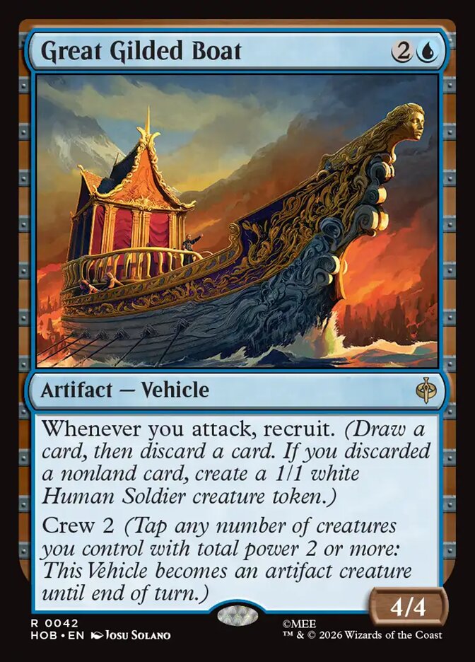 Great Gilded Boat card image
