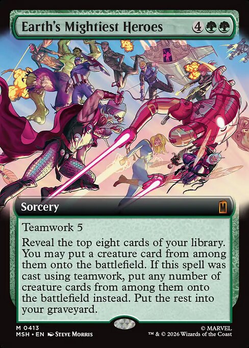 Earth's Mightiest Heroes Magic: The Gathering card