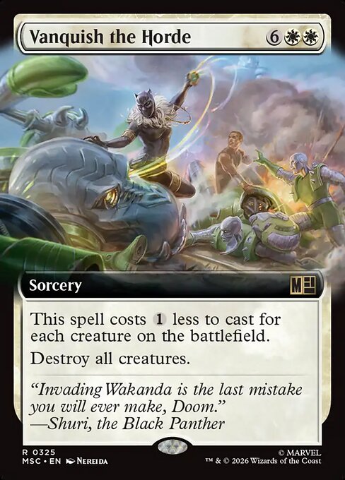 Vanquish the Horde Magic: The Gathering card