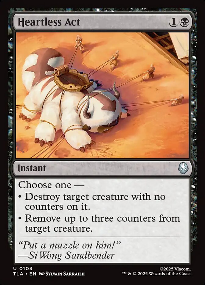 Heartless Act Magic: The Gathering card