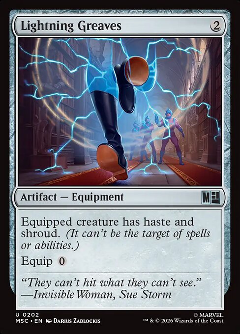 Lightning Greaves Magic: The Gathering card