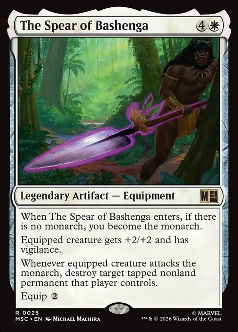 The Spear of Bashenga Magic: The Gathering card