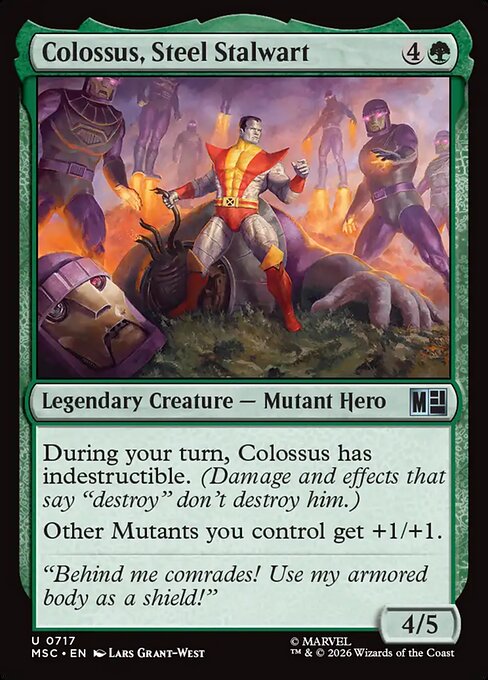 Colossus, Steel Stalwart Magic: The Gathering card