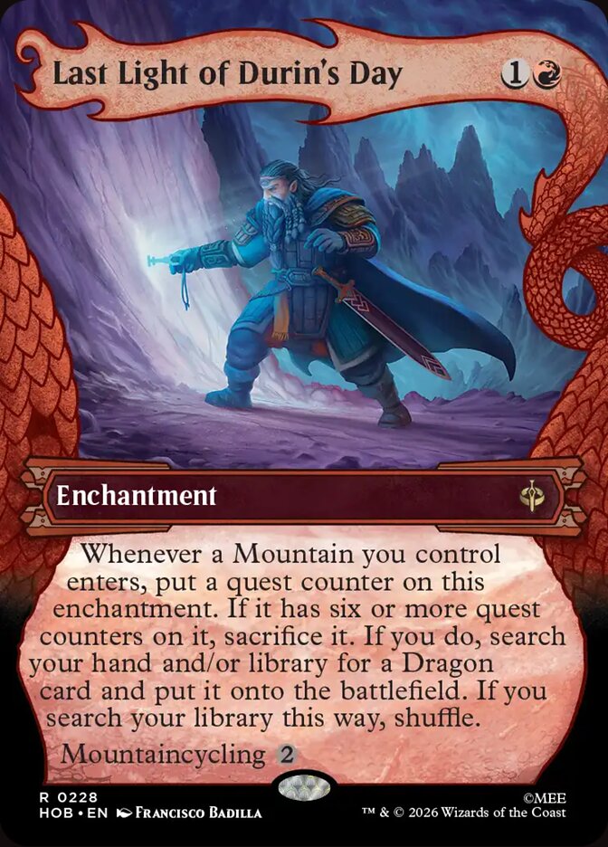 Last Light of Durin's Day card image