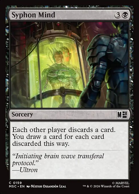 Syphon Mind Magic: The Gathering card