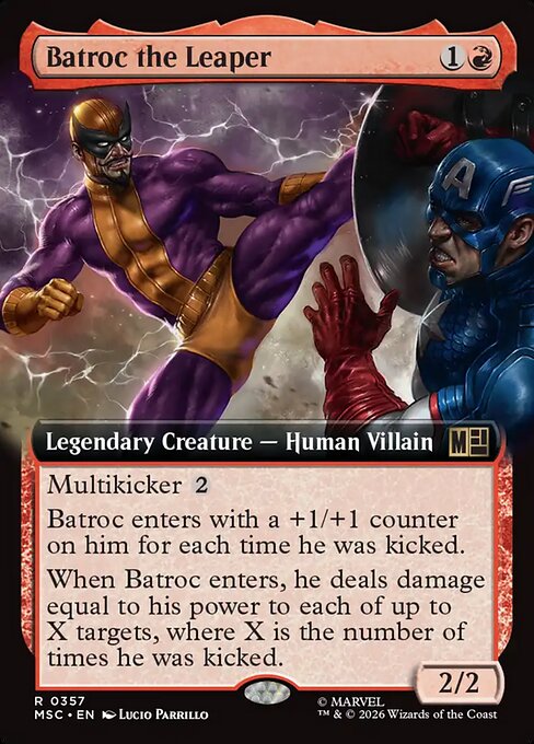 Batroc the Leaper Magic: The Gathering card