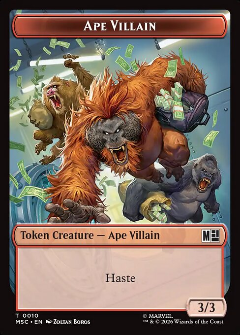 Ape Villain Magic: The Gathering card