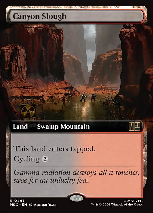 Canyon Slough Magic: The Gathering card