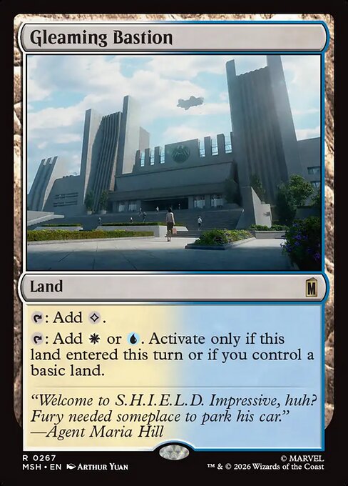 Gleaming Bastion Magic: The Gathering card