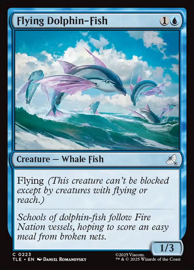 Flying Dolphin-Fish card image