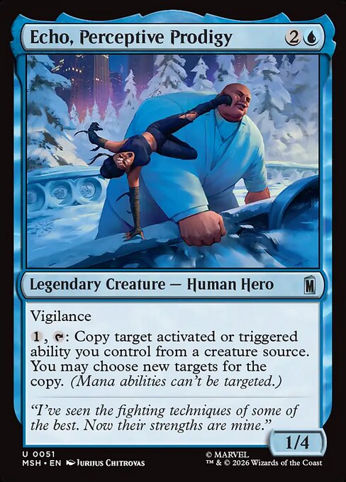 Echo, Perceptive Prodigy Magic: The Gathering card
