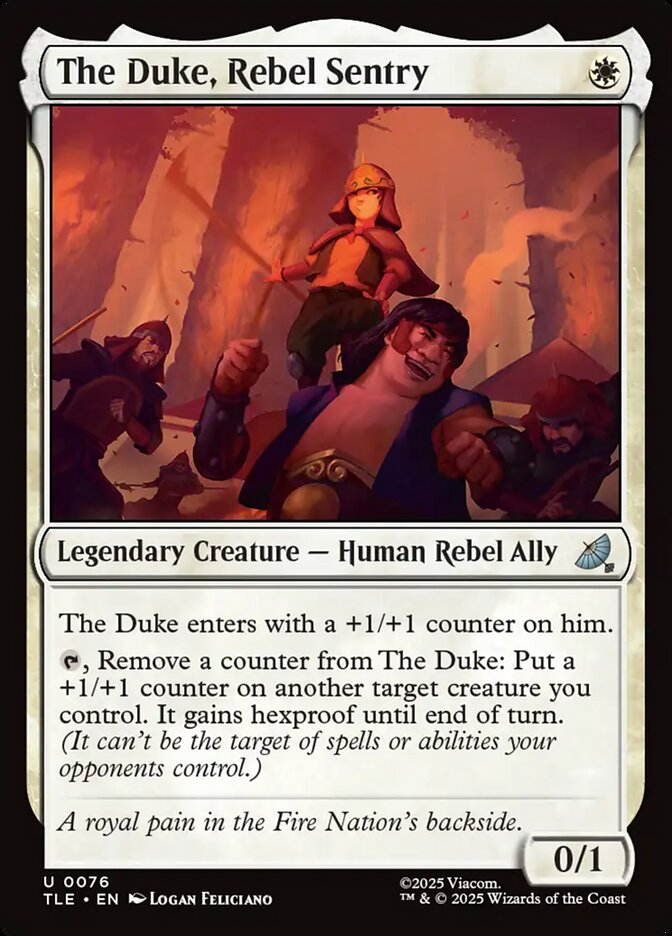 The Duke, Rebel Sentry card image
