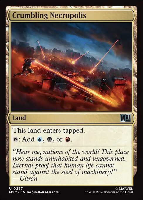 Crumbling Necropolis Magic: The Gathering card