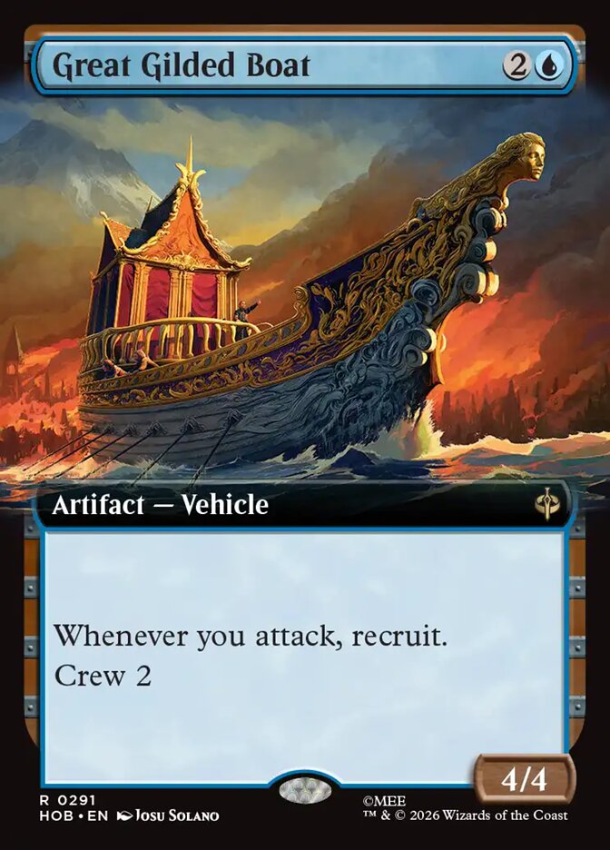 Great Gilded Boat card image