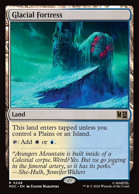 Glacial Fortress Magic: The Gathering card